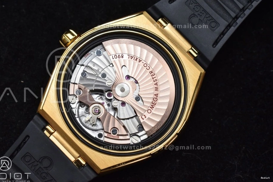 Black Constellation Black A8900 Gummy Black Clone 1:1 Strap Super on Edition VSF Dial YG Best Ceramic 0130